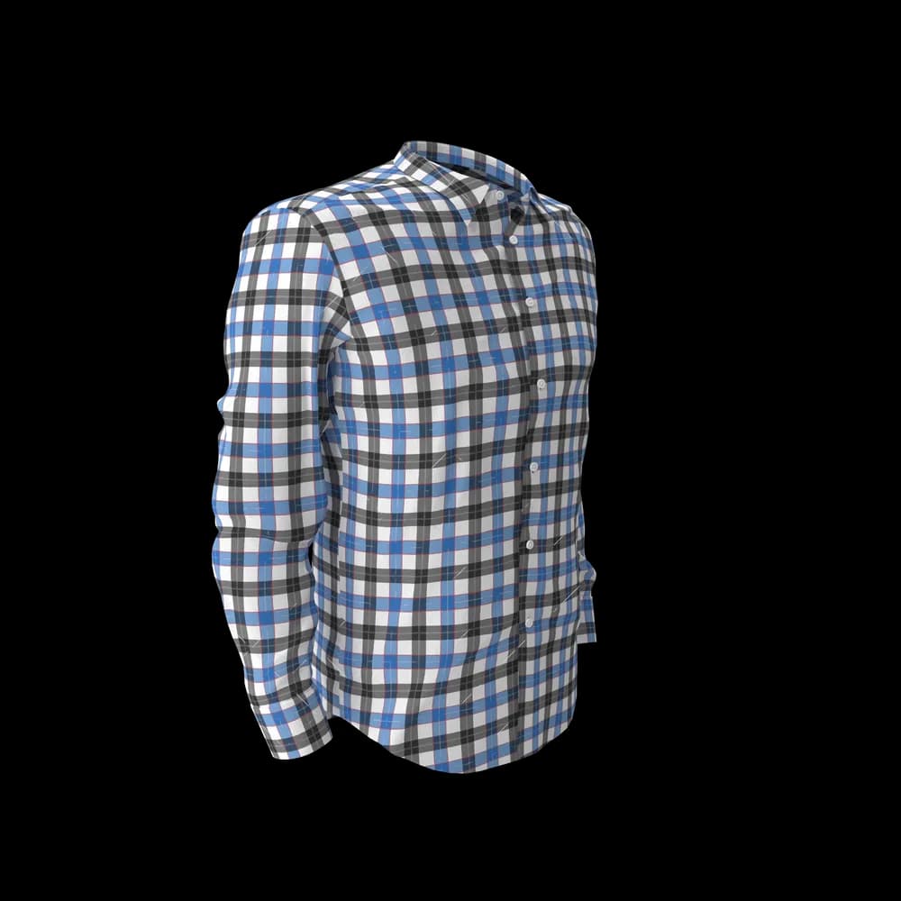 Blue & Black Check Shirt